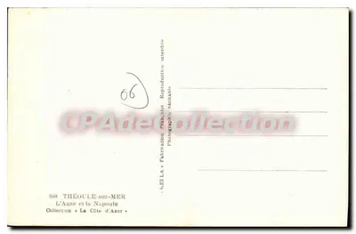 Théoule-sur-Mer — L'Anse et la Napoule — Collezione « La Côte d'Azur » — editore Rella — Verso