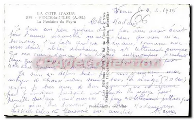 Fontanna Peyra — Vence (Alpy Marny) — Wydawnictwo Nice — Rewers