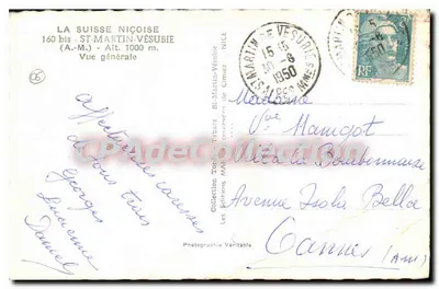 St-Martin-Vésubie — Vista general — Les Éditions Tordu - Tébuck — Reverso