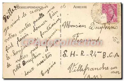 PEILLE (Alpen-Maritiem) — Huis van de Rechter Mage — Uitgave Blanchi Boulanger, n° 338 — Achterkant