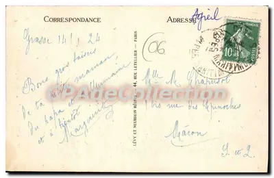 Grasse - Boulevard Fragonard — LL Selecta, n°49 — Verso