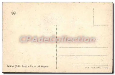 टेंडा (वैले रोइया) - डुओमो के गेट — एडिटर ई. फ्रेबिया - ओनेओ, संख्या 01149 — पीछे