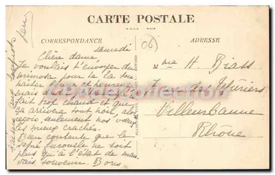 Antibes — La Rue des Arceaux — Éditeur : Blanchard, n°62 — Verso