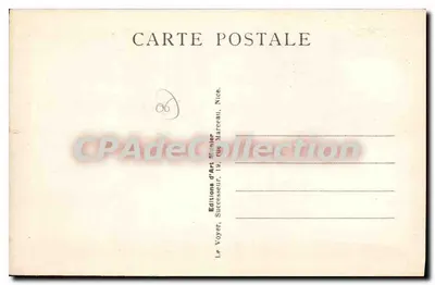 Le Cannet — A Postagem — Foto Munier — Verso