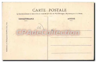 Saint-Martin-Vésubie (A.-M.) — A Nossa Senhora de Fenestre — Gliché V. de C. — Verso