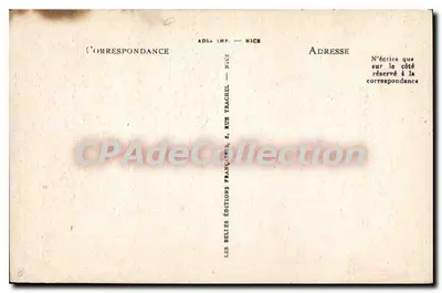 Sainte-Agnès (A.M.) — Una Strada — editore Les Belles Éditions Françaises, Nice, n° 186 — Verso