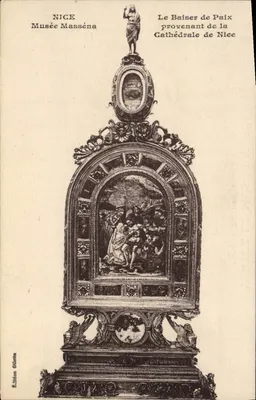 O Beijo da Paz proveniente da Catedral de Nice — Museu Masséna, Nice — Edição Giletta