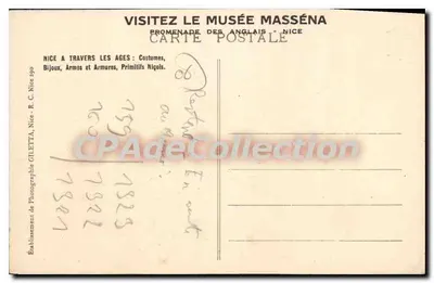 O Beijo da Paz proveniente da Catedral de Nice — Museu Masséna, Nice — Edição Giletta — Verso