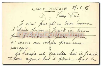 Stare Grasse — Ulica Biskupa — Adaleison Coup d'œil — Rewers