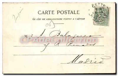 MONTE-CARLO entre les Pins — vue panoramique — Edition Giletta, phot., Nice, n° 586 — Verso