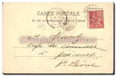 Boulevard de la Croisette — Cannes — Editor E. R. Nîmes n° 39 — Verso