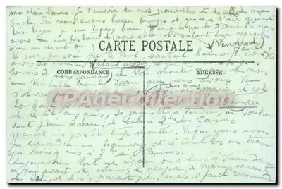 CANNES — O Boulevard de la Croisette e o Mont-Chevalier — LL. — Verso