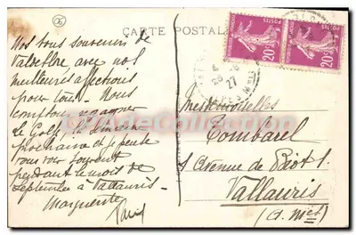 La Bolline-Valdeblore (A.M.) — Estação de verão, cura de água e leite, a 50 km de Nice — Edit. Gilletta, n° 3721 — Verso