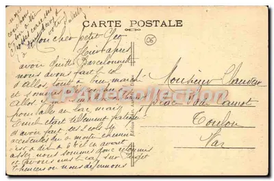 Puget-Théniers (A.-M.) — Vista generale e la Roudoule — Edith Reynier, n°422 — Verso