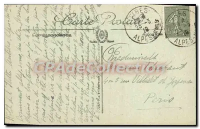 Antibes — Vista geral — Selecta — Verso