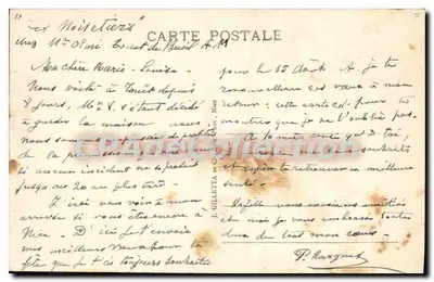 Touët-sur-Var e a Vale do Var — Ed. Gilletta, n° 1136 — Verso