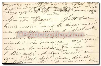 Cap Ferrat y Castillo del Rey de Bélgica — Editor: Ed. del Casino, Niza — N° de serie 9 — Reverso