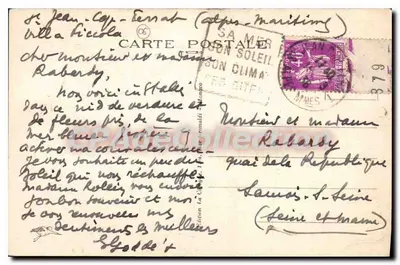 Saint-Jean-Cap-Ferrat — Widok na Saint-Jean i Punkt Saint-Hospice — Wydawnictwo La Gérandi, nr 108 — Rewers