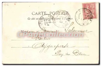 St-Martin-Vésubie — Algemene uitzicht en dal van de Boréon — Uitgave Gille, n°1239 — Achterkant