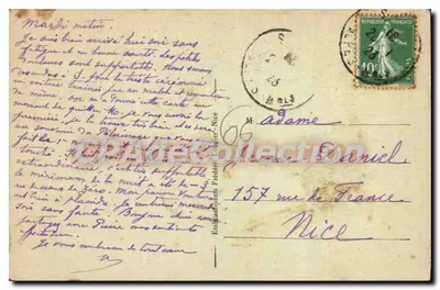 Menton (A.-M.) — Terrasa Klasztoru Annonciata — nr 56 — Rewers