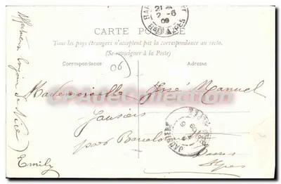 Nice — Poczet Carnota — Caraccio Frères — Rewers