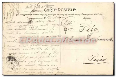 NICE — De ingang van de haven (Uitzicht genomen vanaf het kasteel) — De artistieke Côte d'Azur, n°60 — Achterkant