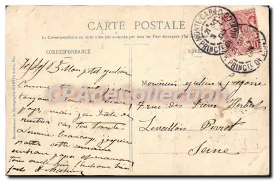 Monte-Carlo — Vista geral — Edição Giletta, fot., Nice, n° 711 — Verso