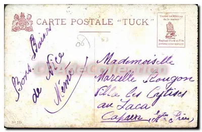 Monte-Carlo — Kościół Świętej Devoty — Wydawnictwo Tuck — Rewers