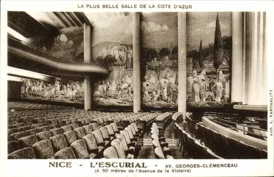Nice — L'Escurial — Najpiękniejsza sala na Rivierce — Arch. L. Varthality