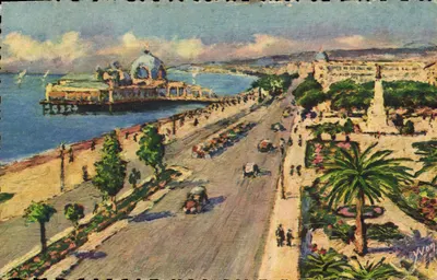 Nice - Promenade des Anglais — Jardins Albert-Ier — Palais de la Jétée — Wydawnictwo Yvon