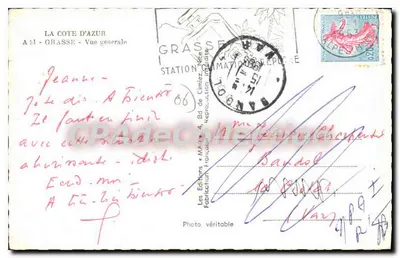 Grasse — Vista geral — Les Éditeurs • MA — Verso