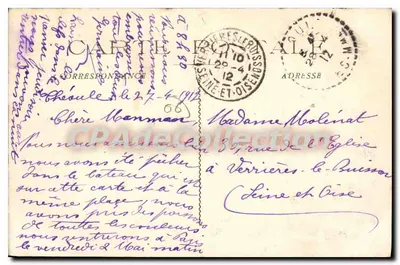 Estérel - Corniche d'Or - Théoule (A.-M.) - Punta dell'Aguglia e ingresso della Grotta di Gardane — Lib. Maillan, edito Cannes 372 — Verso