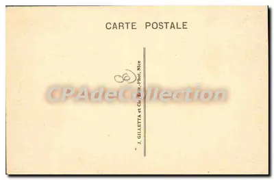 Ilha de Honorat - Velho Mosteiro Fortificado — J. Gilletta, Nice, n°108 — Verso