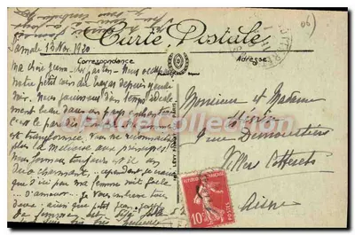 CANNES — O Boulevard de la Croisette — LL. — SELECTA — Verso