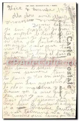 निस (अल्प्स-मेरीतिम) — मूनिसिपल कैसिनो और मासेना प्लेस — एन.डी. फोटो. — पीछे
