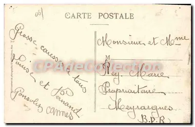 CANNES — Boulevard de la Croisette — Hotel Carlton — Edição Gilletta — Verso