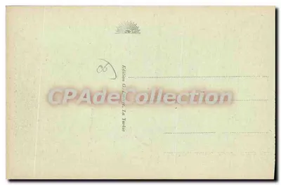 La Turbie, altitudine 500 m. — Puerta y calle Capouanne — CAP. — Reverso
