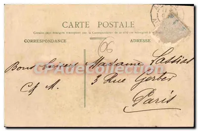 Sq. BEAULIEU — Le Port. Petite Afrique. — Uitgave Pigault, Nîmes — Achterkant