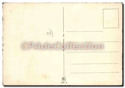 Kobieta w lokalnym stroju — Kraj Nicei — wydawca BD, n° 1208 X — Rewers