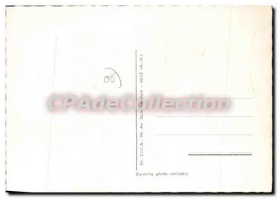 Cagnes-sur-Mer — Velha Cagnes, Castelo dos Grimaldi, Cros-de-Cagnes, praia — Ed. S.I.C.A., Av. Saint-Lambert, Nice — Verso