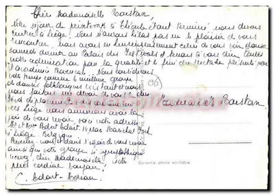 CANNES - Vista geral sobre o Casino, a Croisette, os grandes hotéis — editor C. Béart, n° 6441 — Verso