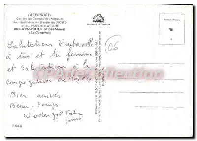 A Guardaria — Centro de Congressos das Minas do Norte e do Pas-de-Calais — Editor Agedcroft — Verso