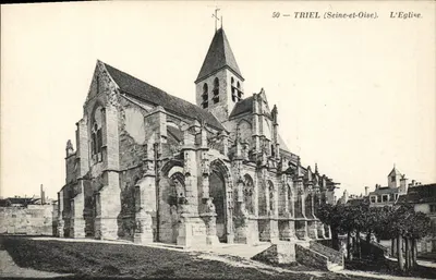 Triel (Seine-et-Oise) — A Igreja — Carta postal n°50