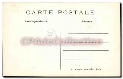Vallée de Chevreuse — Panorama de Senlisse e de Garnes — E. M. — Verso