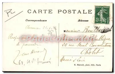 St-RÉMY-les-CHEVREUSE (S.-et O.) — De Roche bij het Dorp — E.M. n°2058 — Achterkant