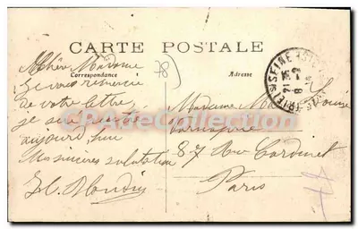 Triel — Cheia do rio Sena Janeiro 1910 — O Porto — G. Pugl, fot. — Verso
