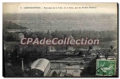 Louveciennes — Panorama da Vale da Seine, tirado do Pavillon Dubarry