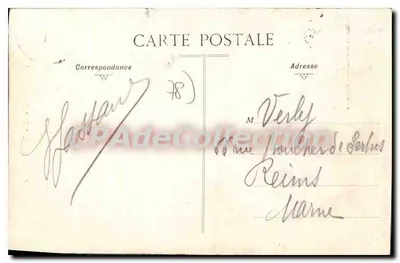 Versailles - Statua Hoche — Zbiór Galerii Modernych — nr 17 — Rewers