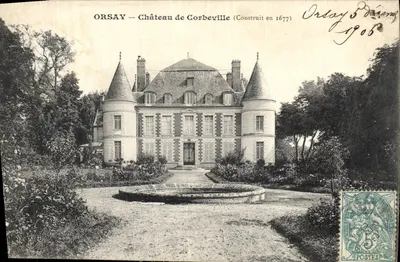Orsay — Castelo de Corbeville (Construído em 1677) — Orday & Dériem
