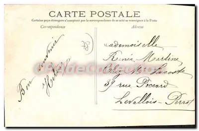 Orsay — Castelo de Corbeville (Construído em 1677) — Orday & Dériem — Verso